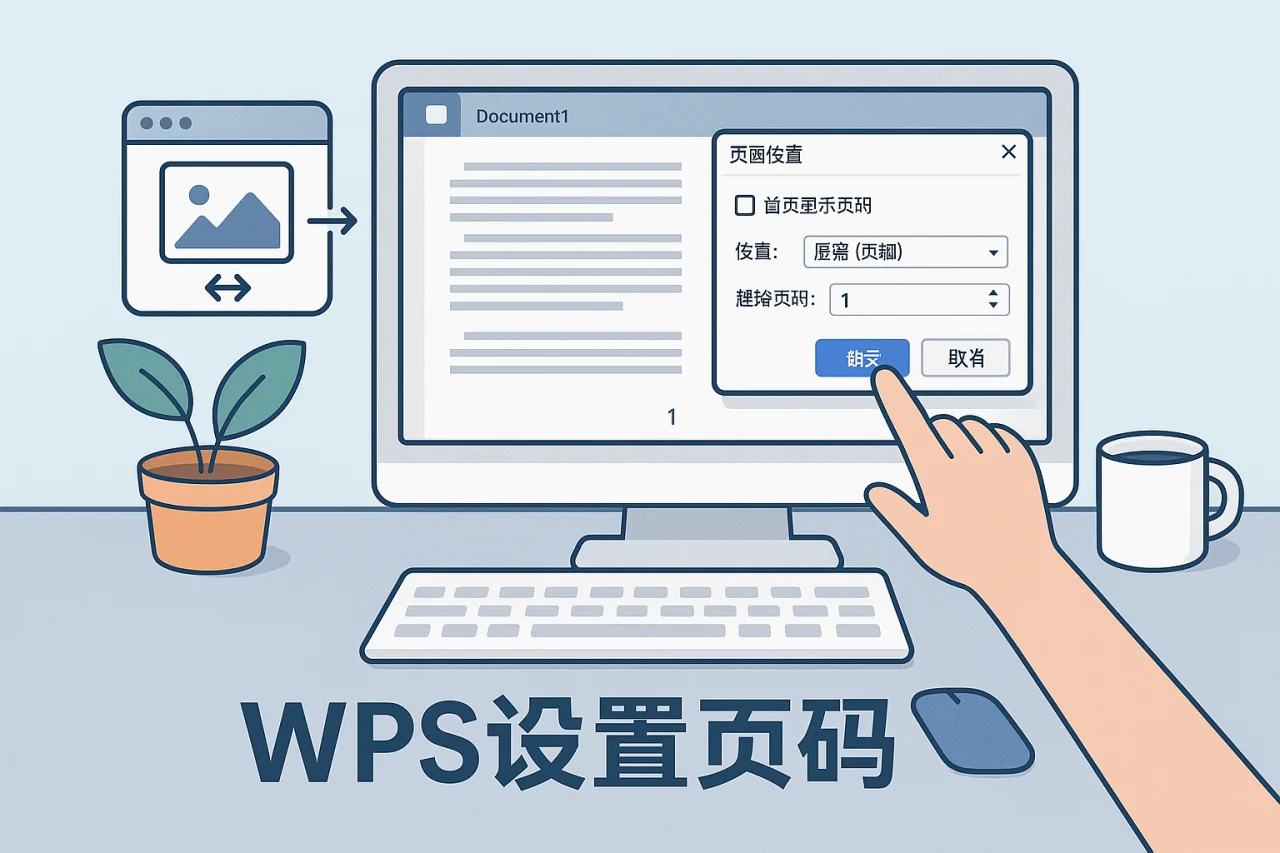 WPS设置页码