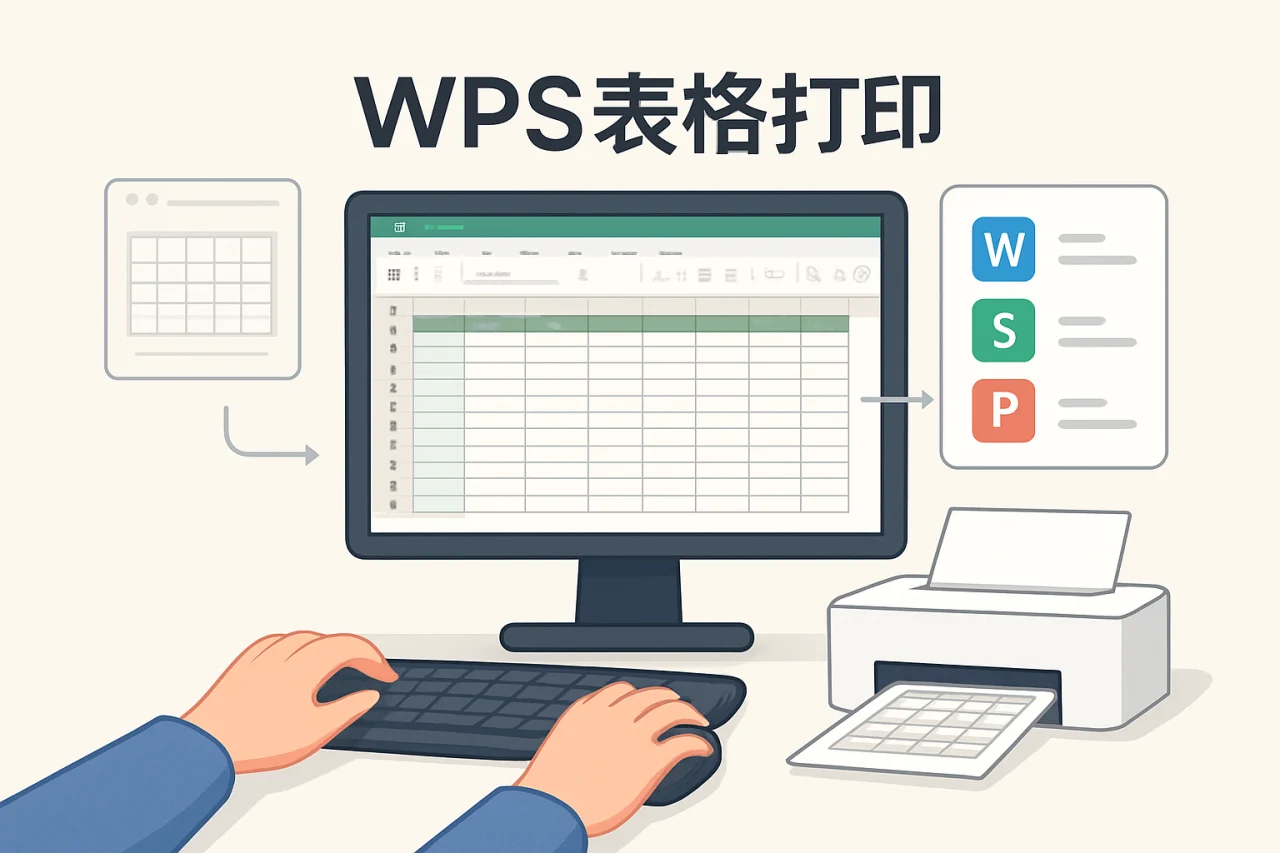 Wps表格打印