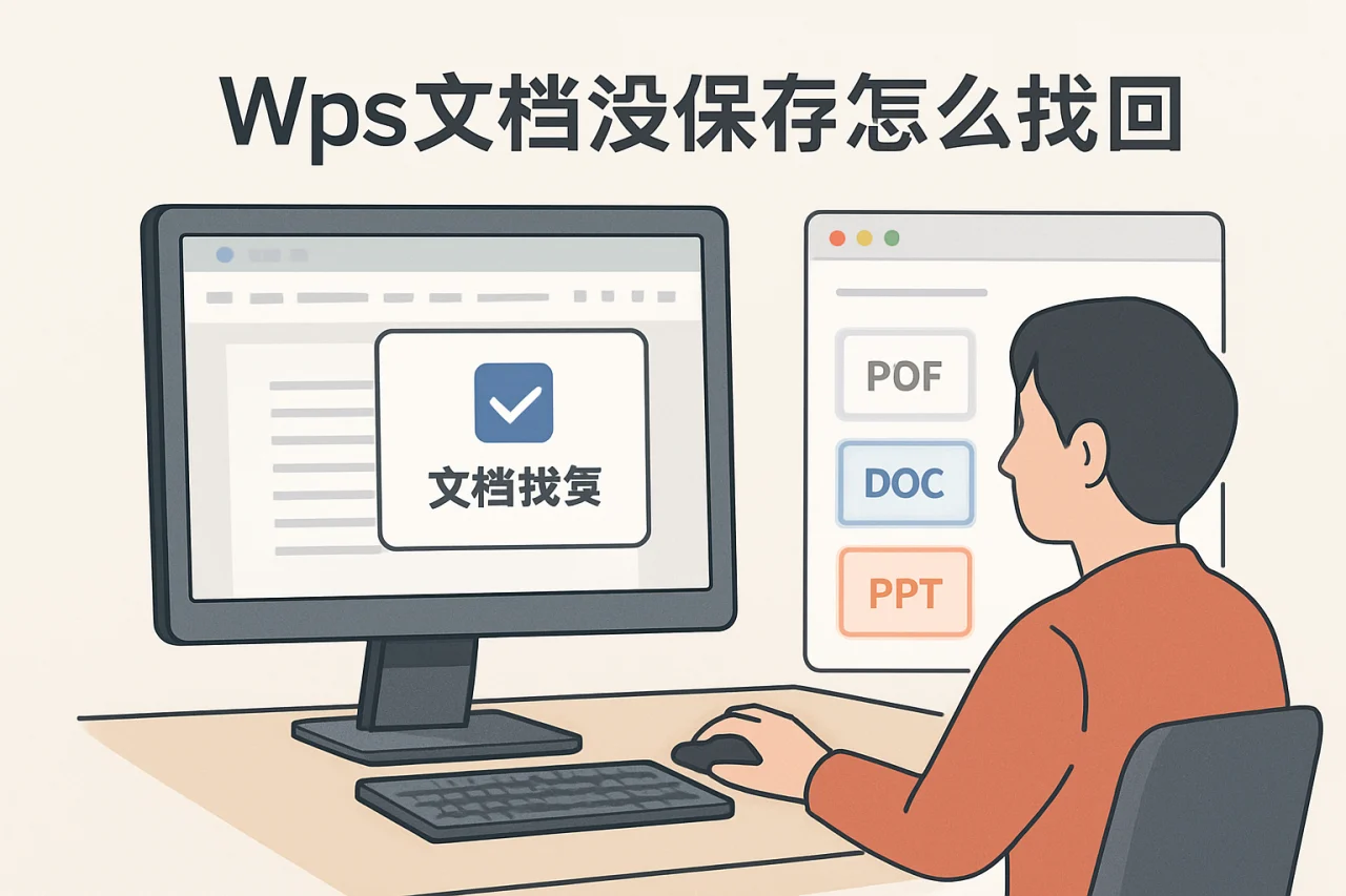 Wps文档没保存怎么找回