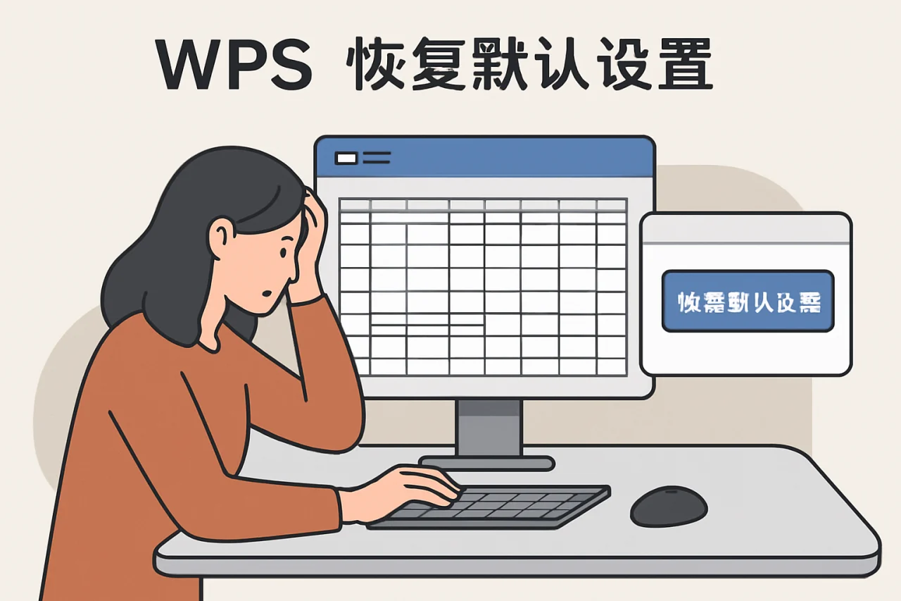 WPS恢复默认设置