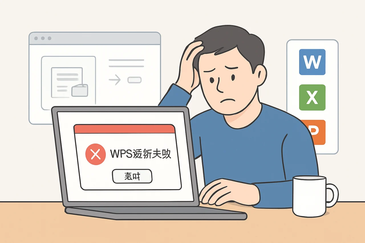 WPS软件更新失败