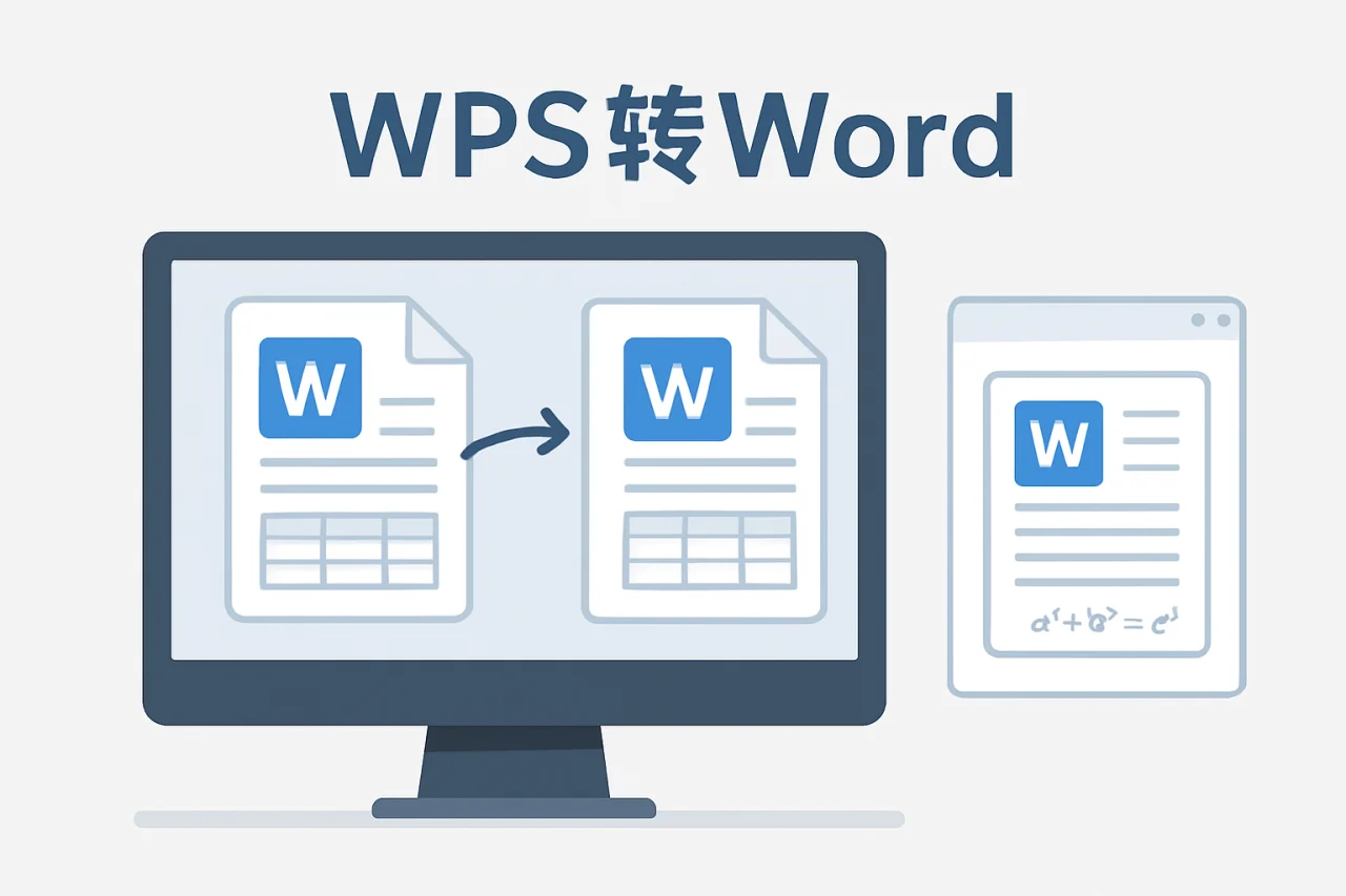 WPS转Word